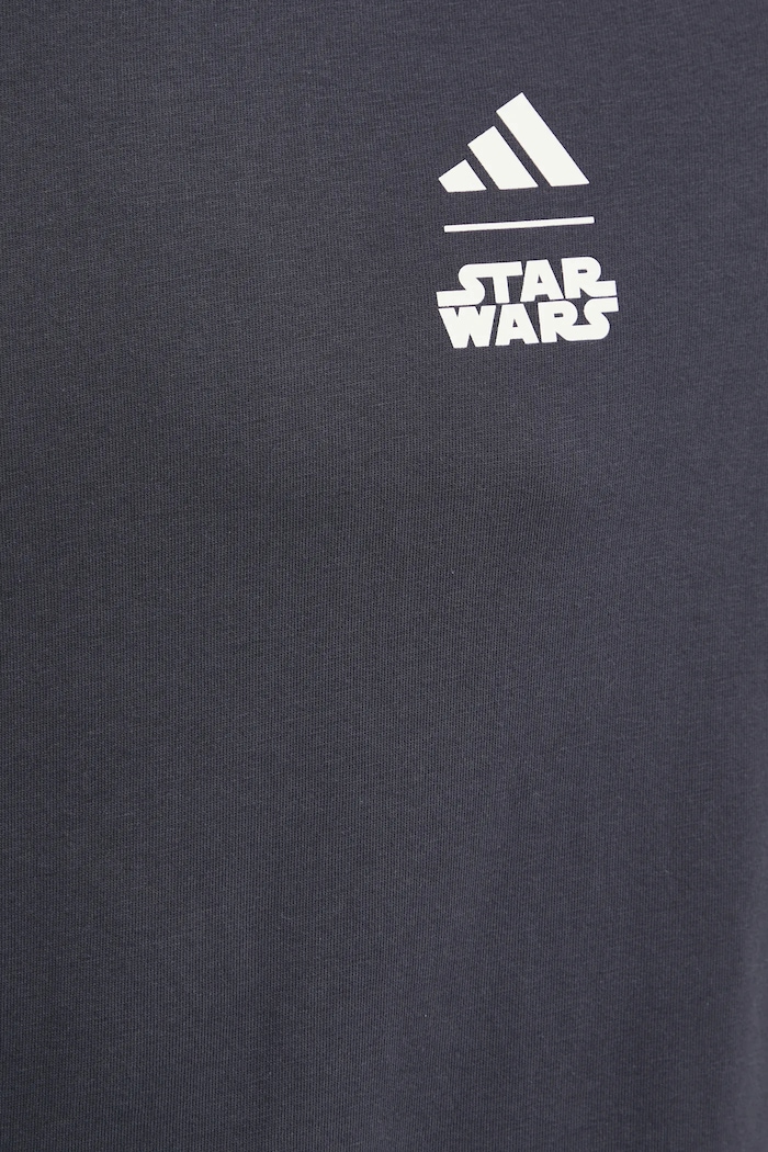 adidas t-shirt bawełniany x Mandalorian JI5716 szary