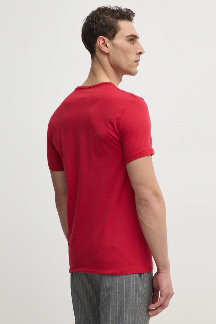 Pepe Jeans tricou ORIGINAL BASIC 3N PM508212 rosu AW25