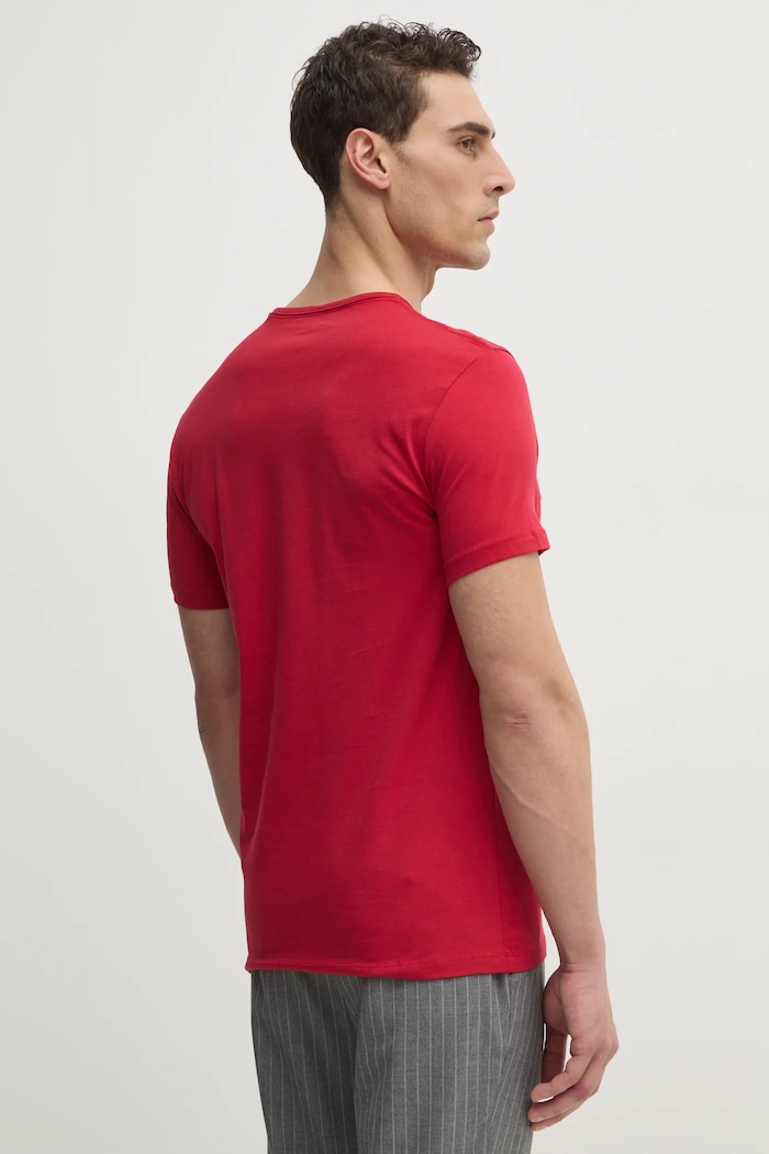 Pepe Jeans tricou ORIGINAL BASIC 3N PM508212 rosu AW25