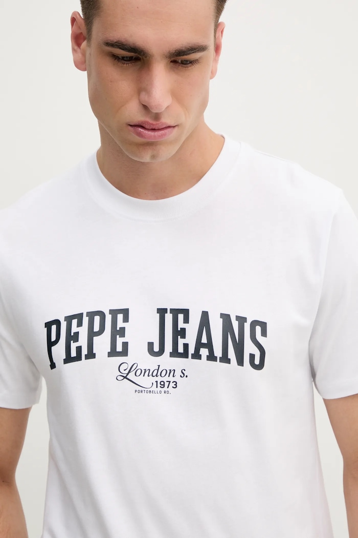 Pepe Jeans tricou DERRIL TEE alb PM509766