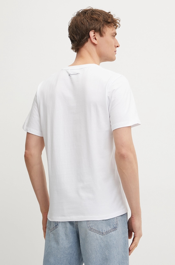 Oblečenie Bavlnené tričko Pepe Jeans DAXTON TEE PM509786 biela
