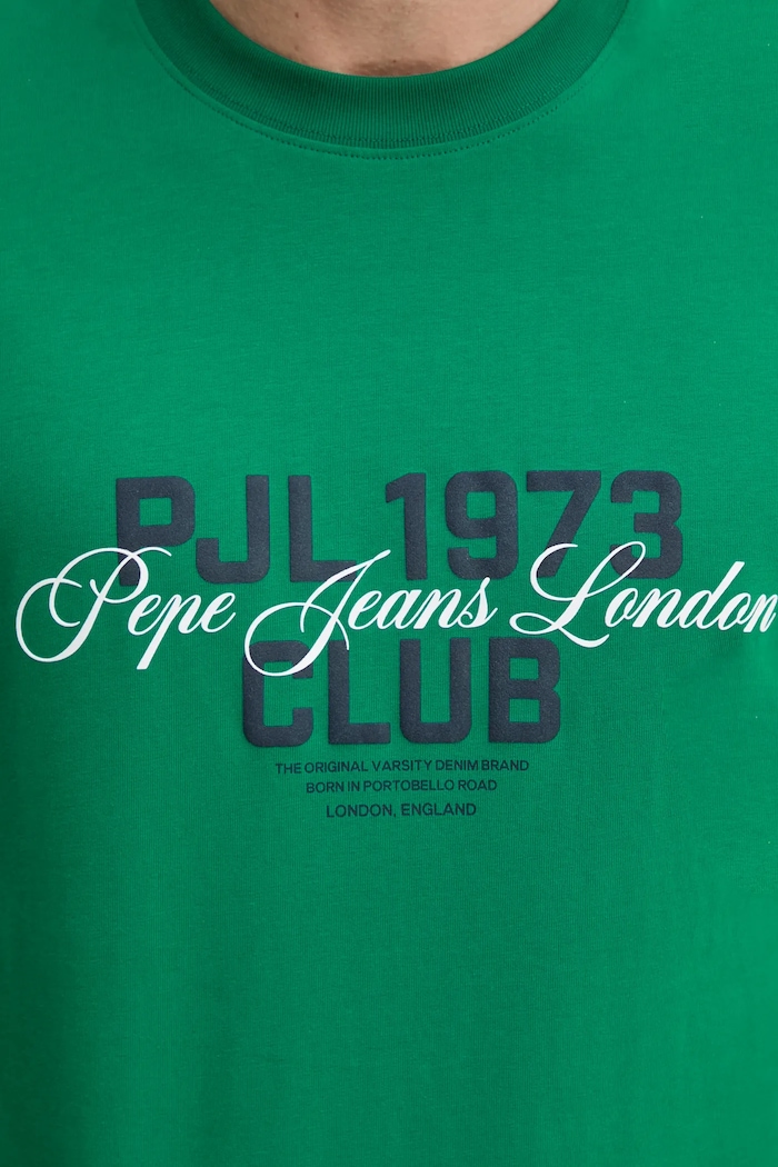 Pepe Jeans tricou din bumbac TALBOT PM509791 verde