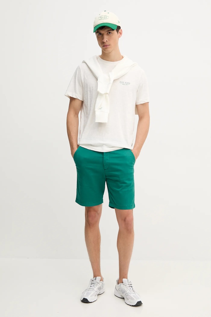 Pamučna majica Pepe Jeans PETTE PM509799 bijela SS25