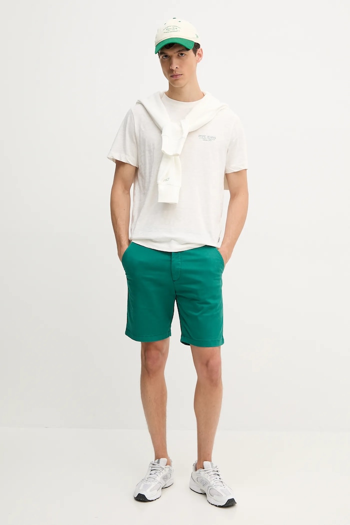 Pamučna majica Pepe Jeans PETTE PM509799 bijela SS25