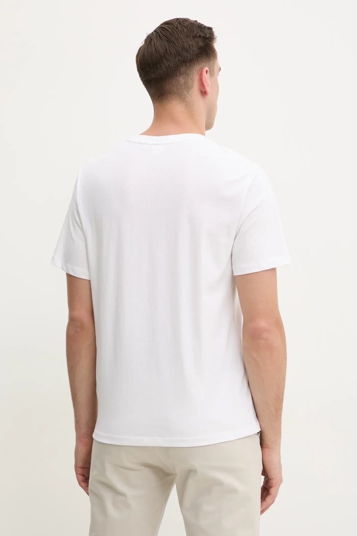Odzież Pepe Jeans t-shirt bawełniany CONTRAST CONNOR PM509933 biały