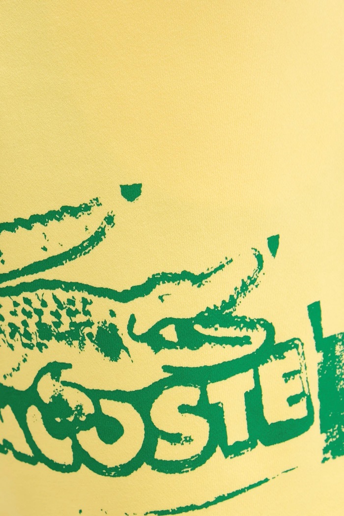 Lacoste t-shirt bawełniany TH0284 żółty