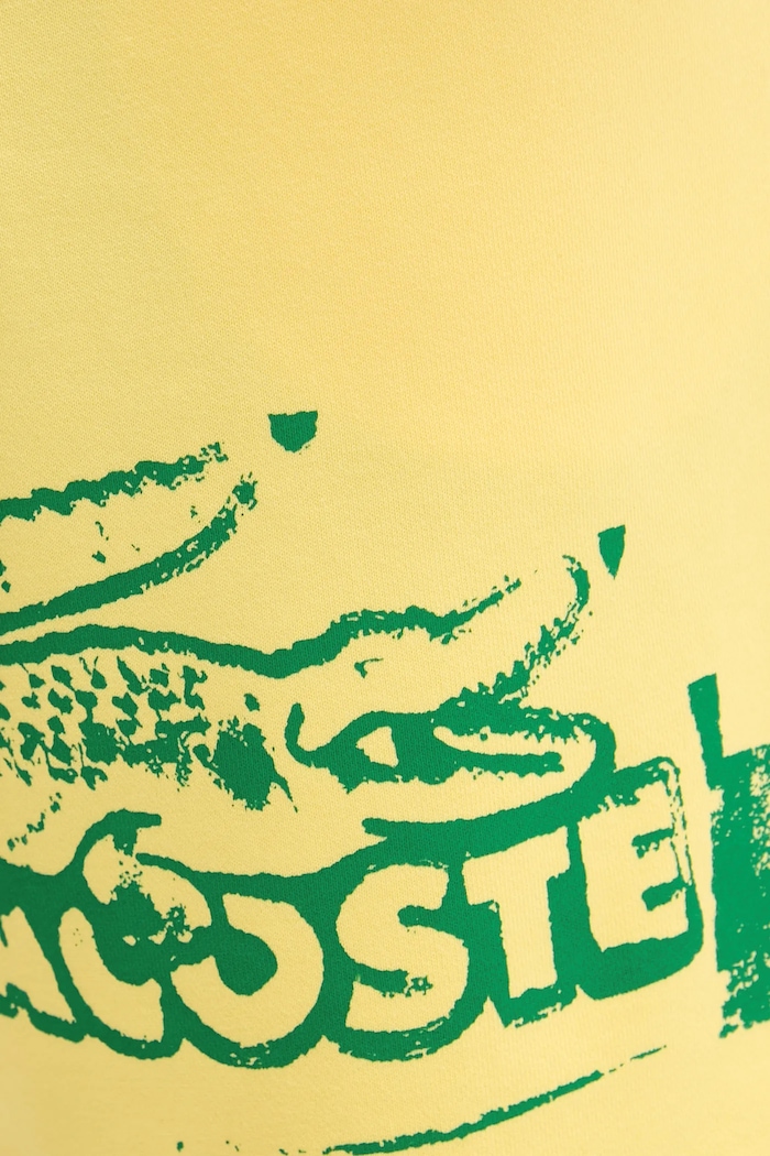Lacoste t-shirt bawełniany TH0284 żółty