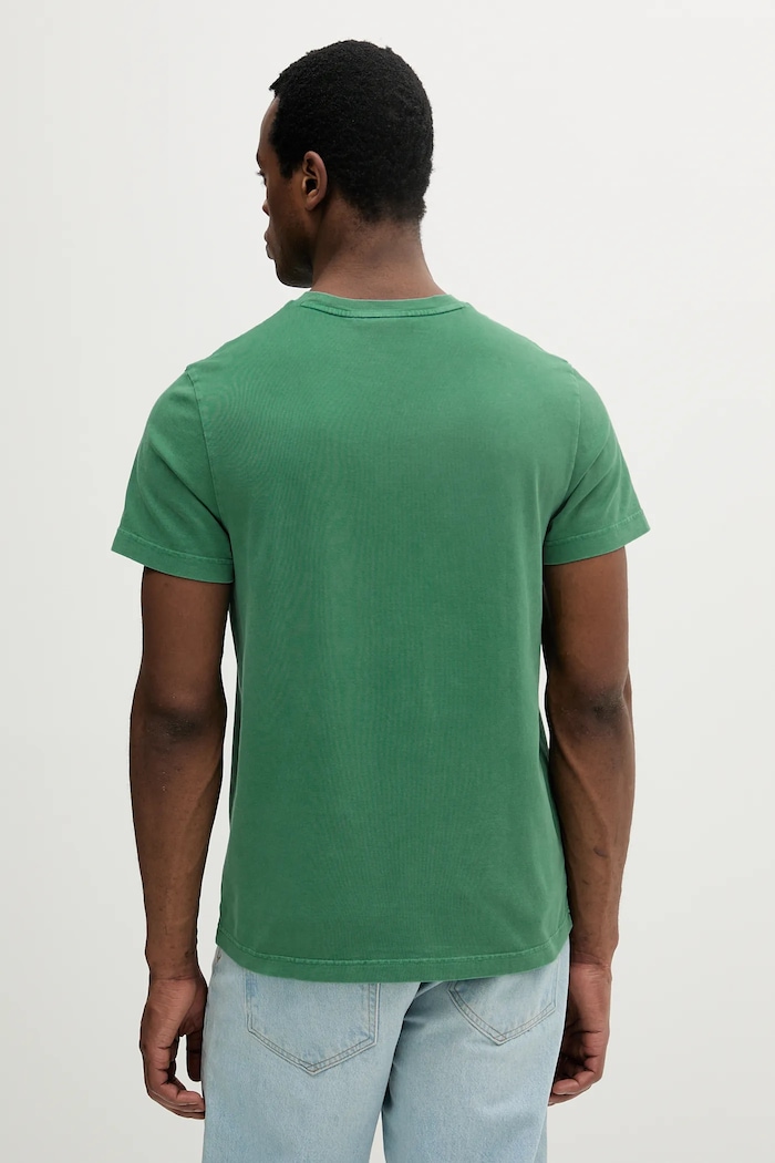 Дрехи Lacoste Памучна тениска Lacoste TH9894 зелен