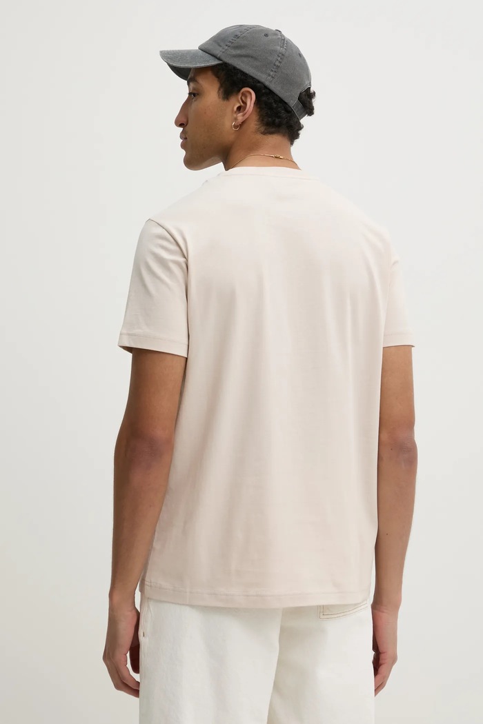 Odzież Iceberg t-shirt bawełniany F04E.6327 beżowy