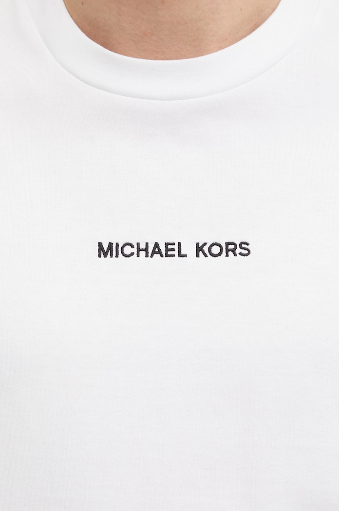 Bavlnené tričko Michael Kors CS450MM1V2 biela