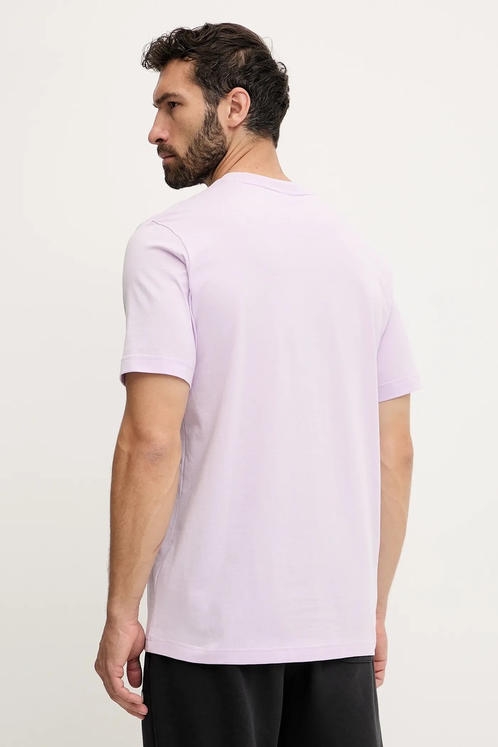Odzież adidas t-shirt bawełniany Essential JD1781 fioletowy