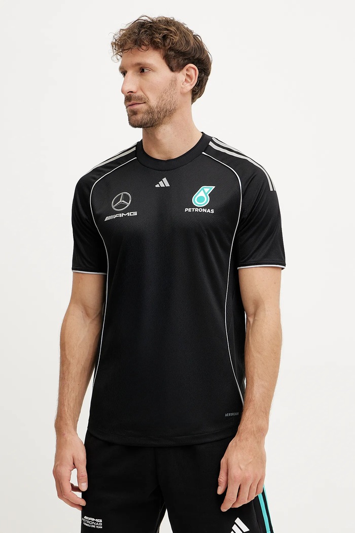Tričko adidas x Mercedes regular černá JX8245