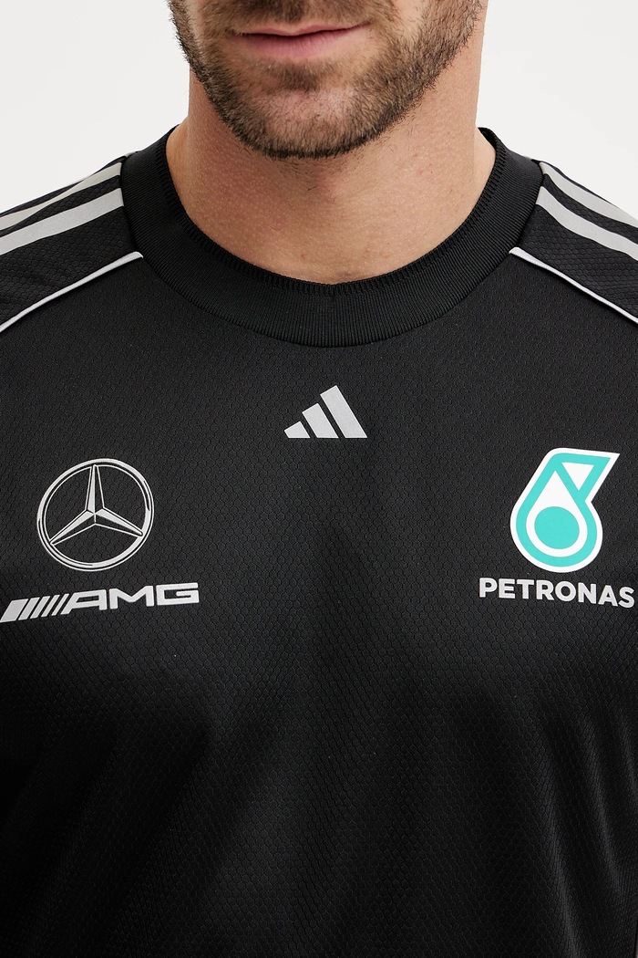 Tričko adidas x Mercedes JX8245 černá