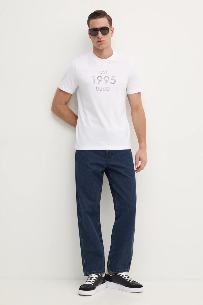 Tričko Liu Jo QA5125.J4924 bílá SS25