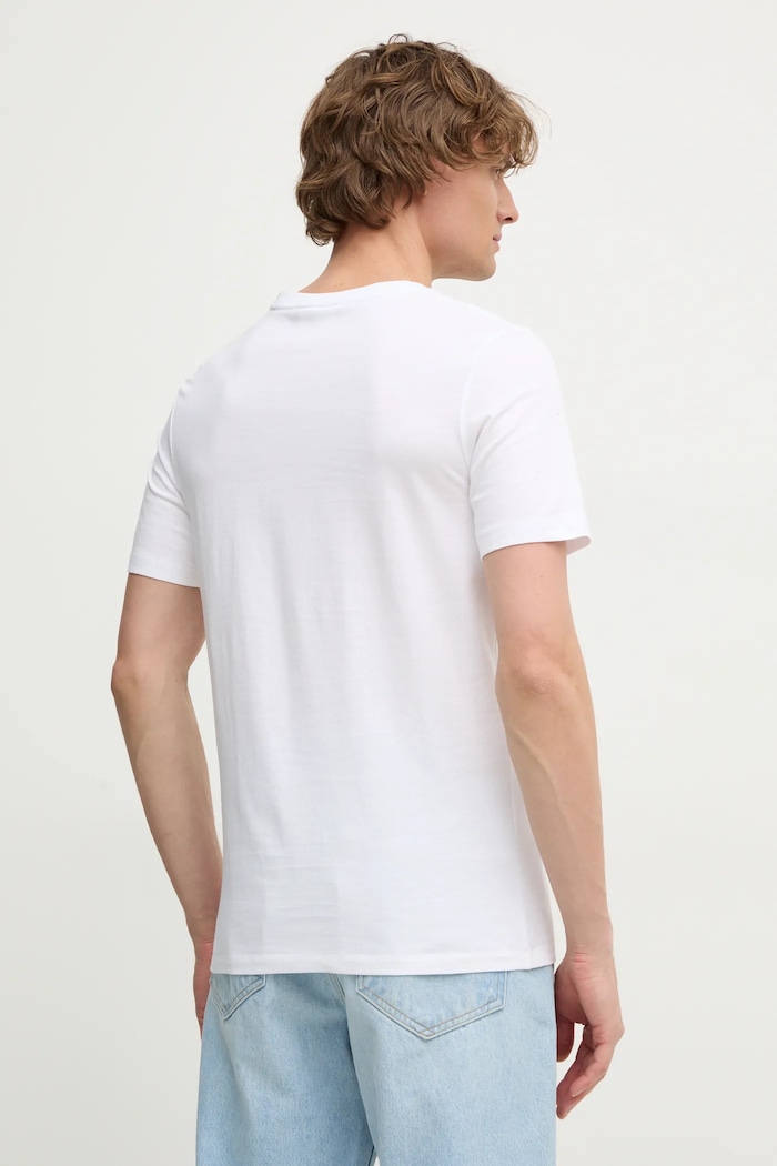 Oblečení Bavlněné tričko Lindbergh 30.400200.WHITE.424 bílá