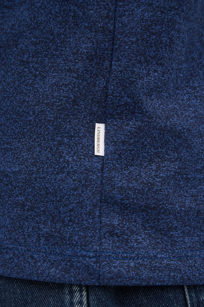 Tričko Lindbergh 30.48044.DEEP.NAVY.MIX tmavomodrá