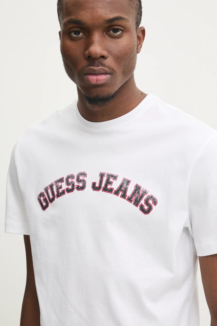 Тениска Guess Jeans M5RI75.K8FQ4 бял SS25