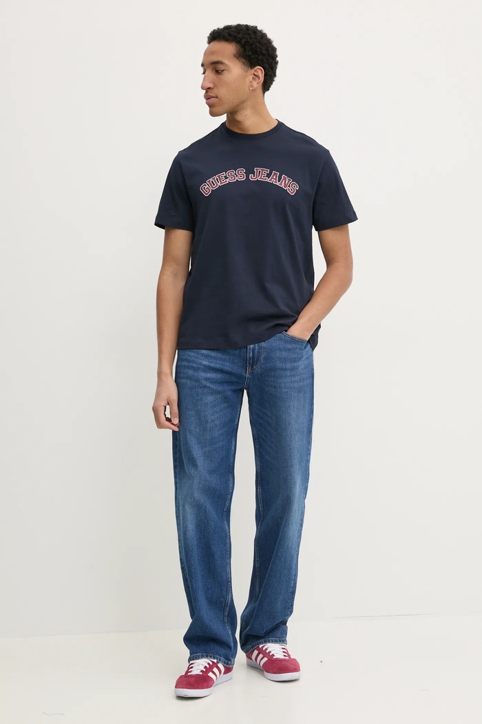 Guess Jeans t-shirt M5RI75.K8FQ4 sötétkék SS25