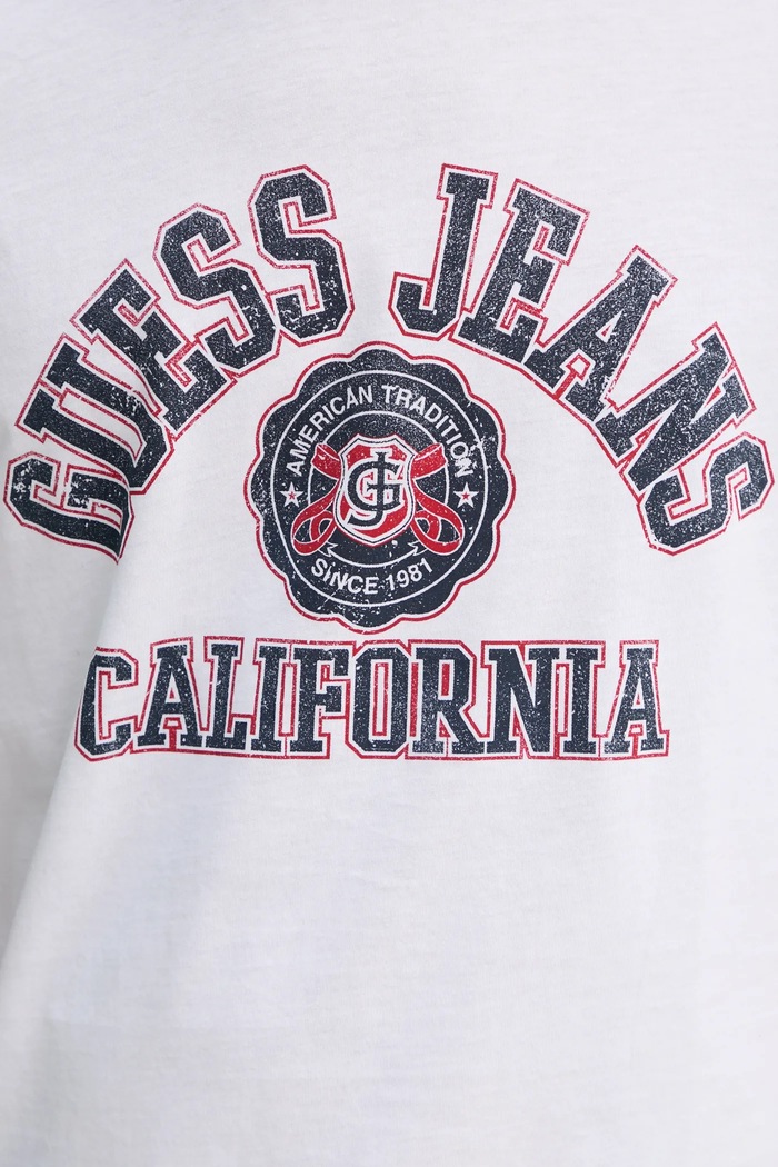 Pamučna majica Guess Jeans M5RI80.K8HM0 bijela