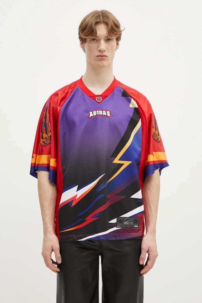 adidas Originals t-shirt TEAM JERSEY all-over print red KB0307