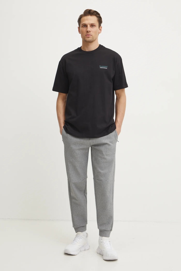 Bavlněné tričko Hummel 226078 černá SS25
