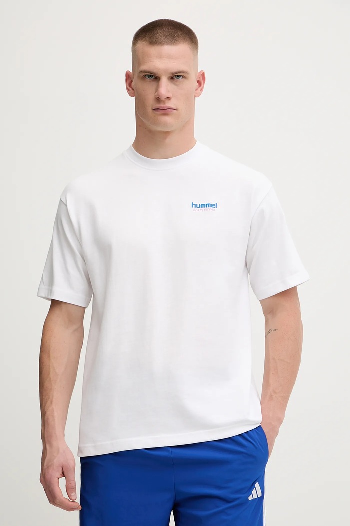 Îmbrăcăminte Hummel tricou din bumbac 227559 alb