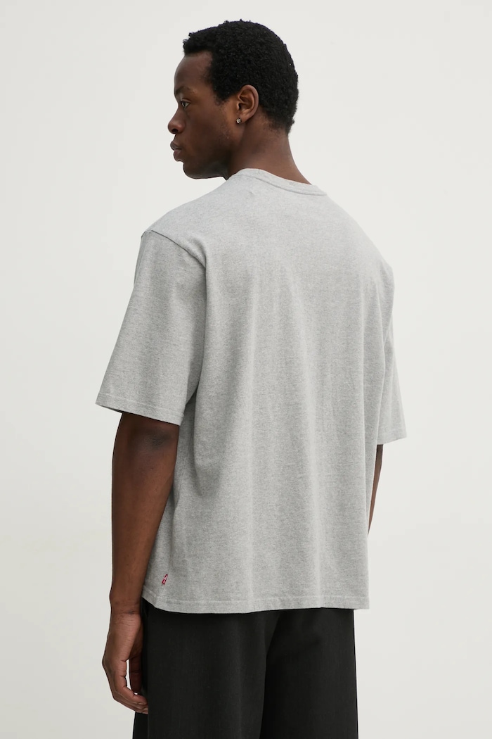 Îmbrăcăminte Levi's tricou din bumbac HALF SLEEVE GR PCKT T 001MH gri