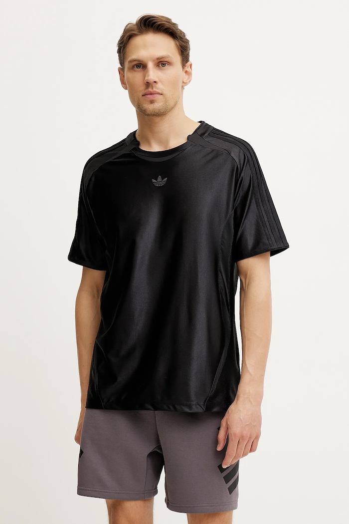 Kratka majica adidas Originals Z elastanom črna JM6745