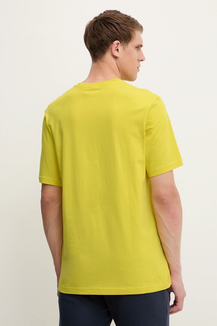 Oblečenie Bavlnené tričko adidas Originals Q12 TS Crowd JD0709 žltá