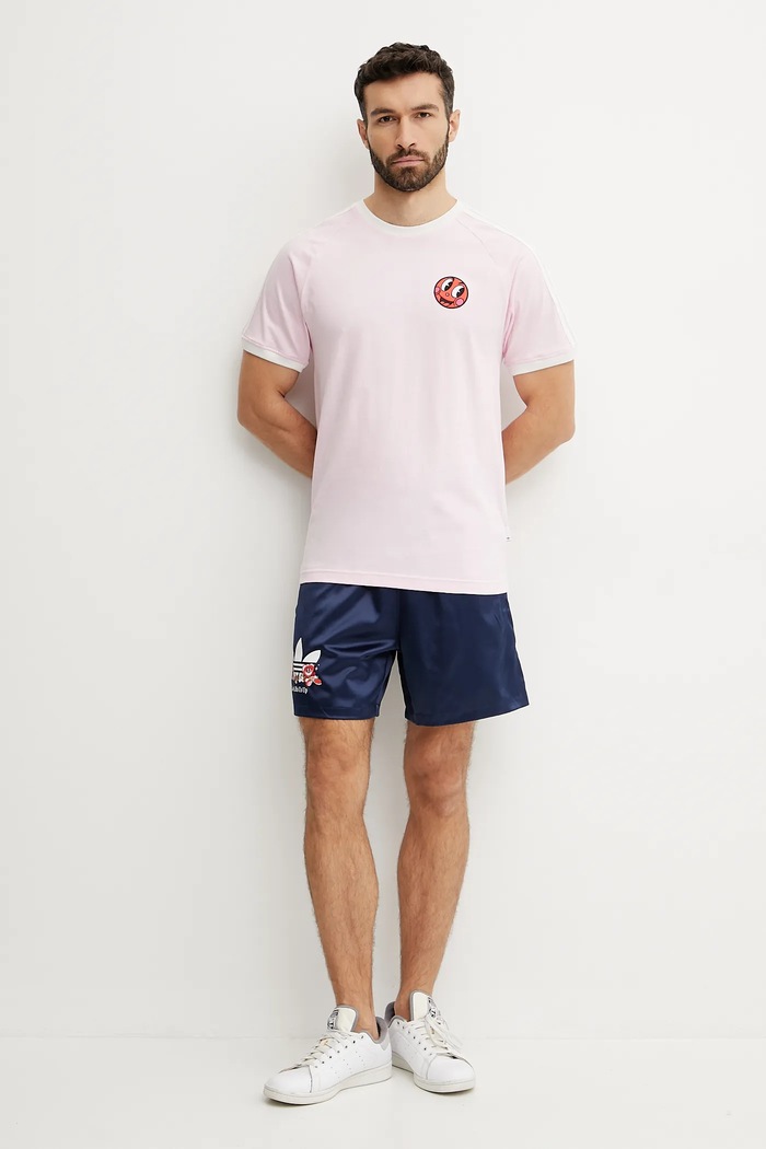 Bavlnené tričko adidas Originals Cali Tee JP0985 ružová SS25