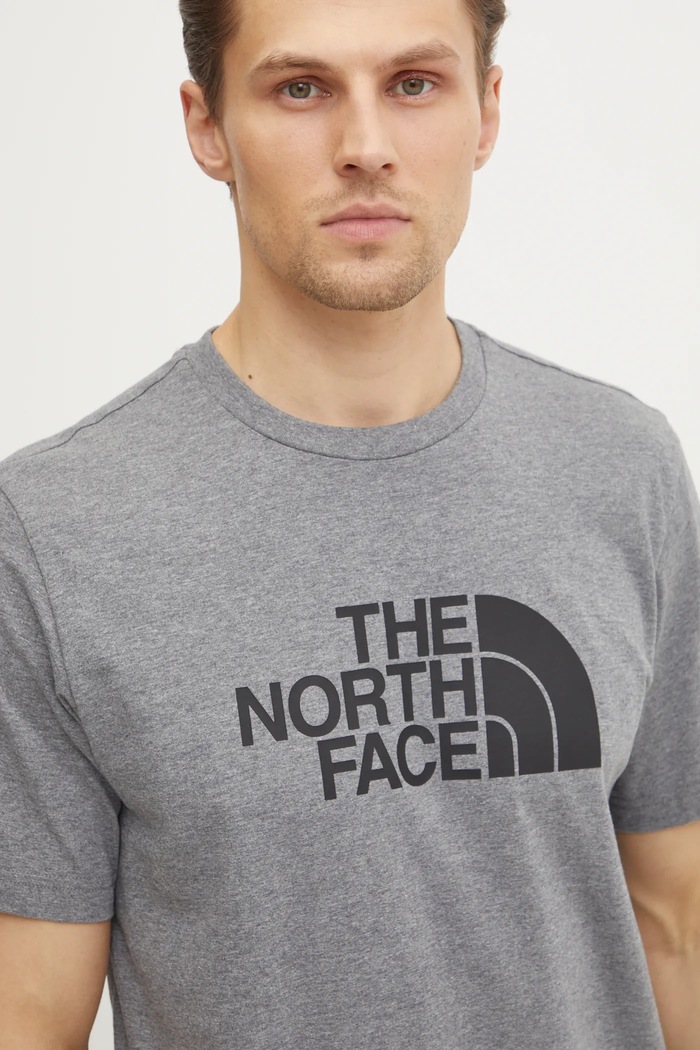 The North Face t-shirt Easy szürke NF0A8A6CDYY1