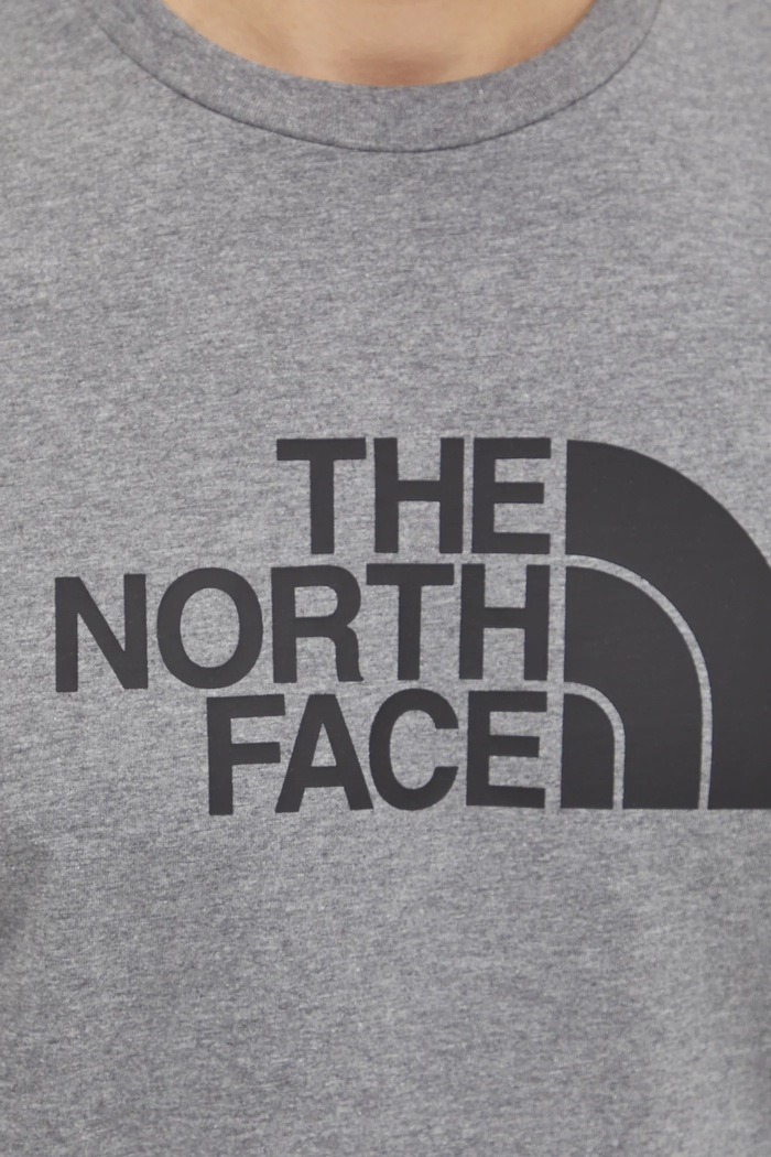 The North Face t-shirt Easy NF0A8A6CDYY1 szürke