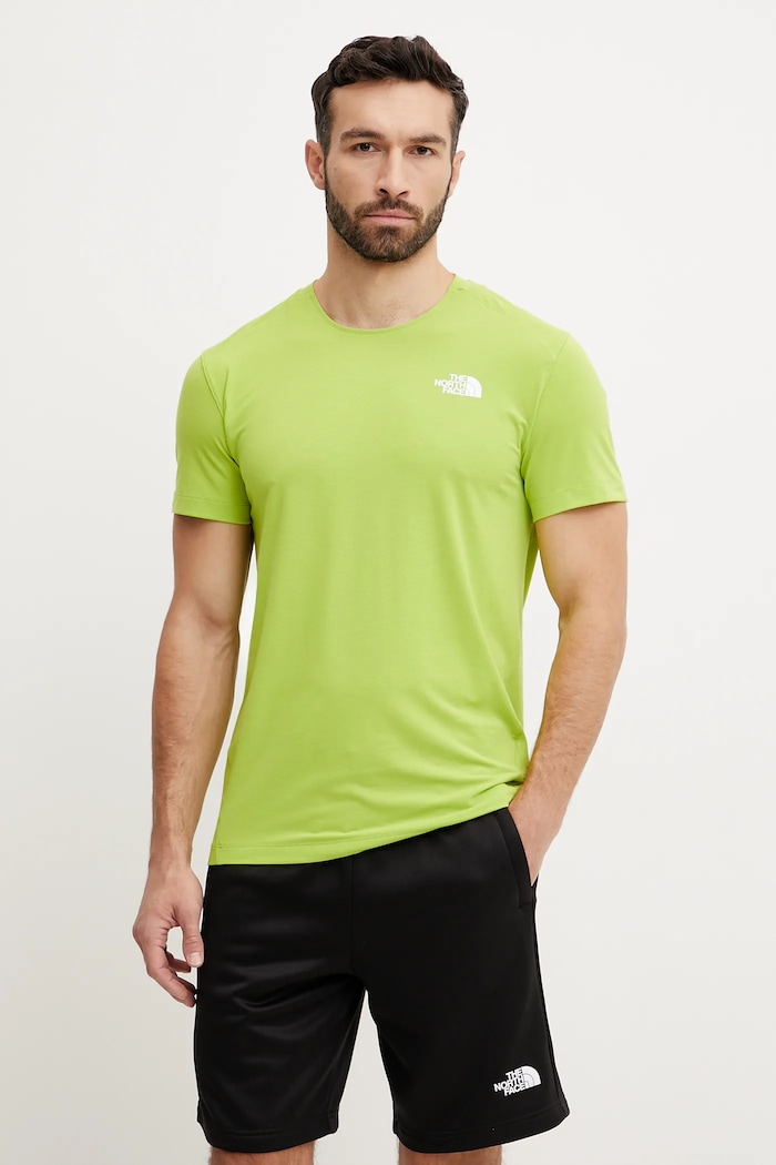 Športové tričko The North Face Lightning Alpine jednofarebný zelená NF0A87H71MO1