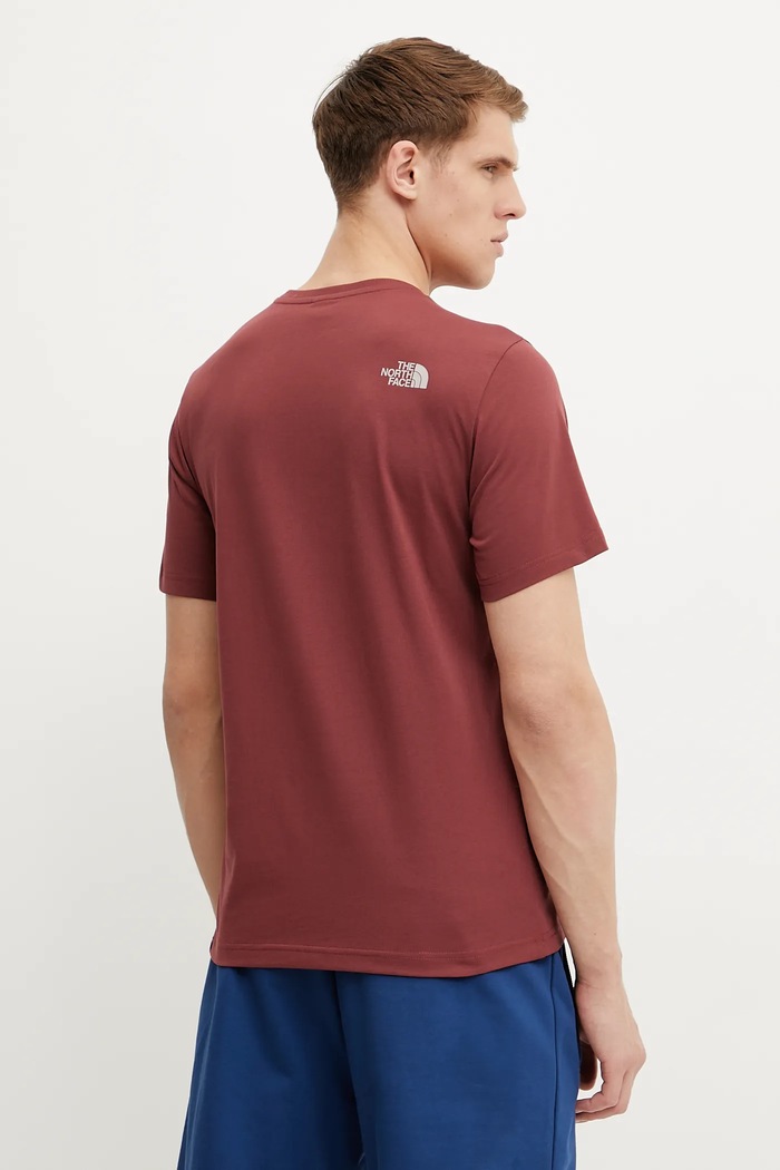 Abbigliamento The North Face t-shirt Easy NF0A8A6C58C1 rosso