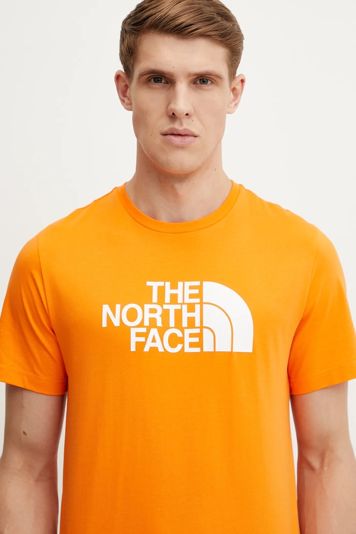 The North Face t-shirt Easy narancssárga NF0A8A6CB3O1