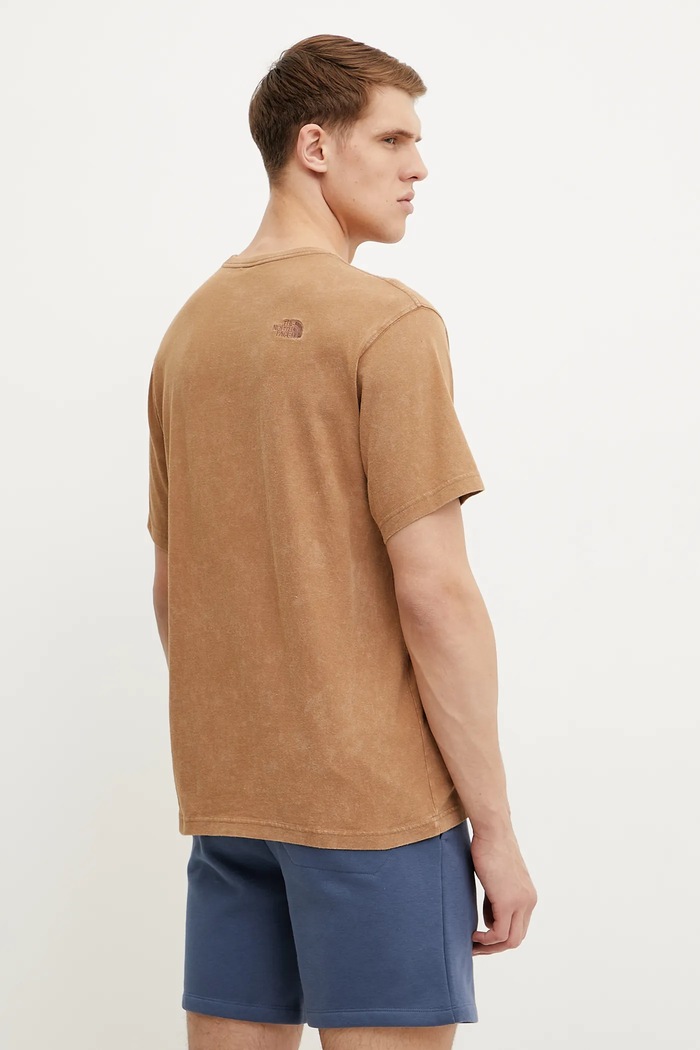 Îmbrăcăminte The North Face tricou din bumbac Nature Relaxed NF0A8BVY6IH1 maro