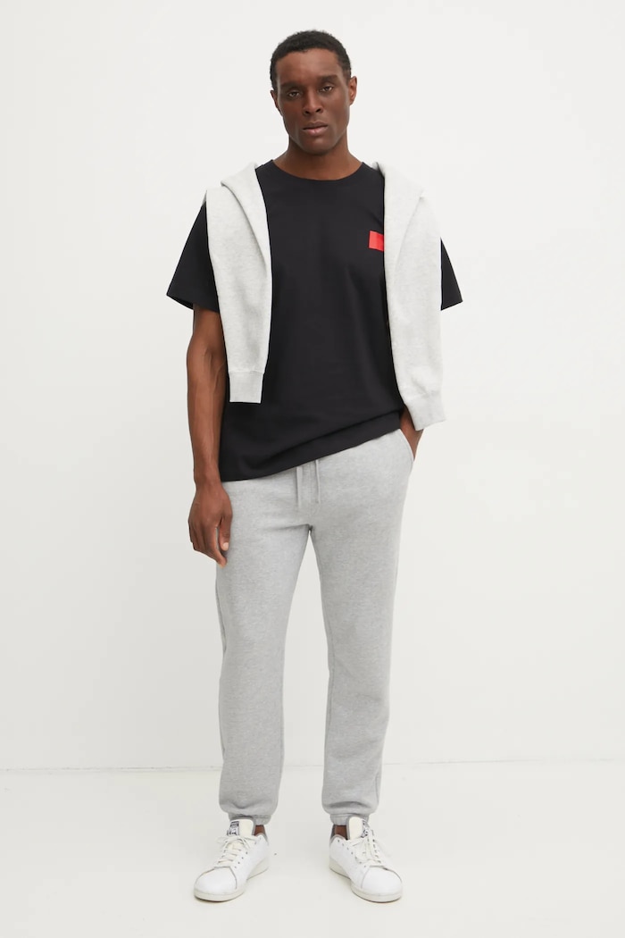 The North Face t-shirt bawełniany NF0A8BXYJK31 czarny SS25