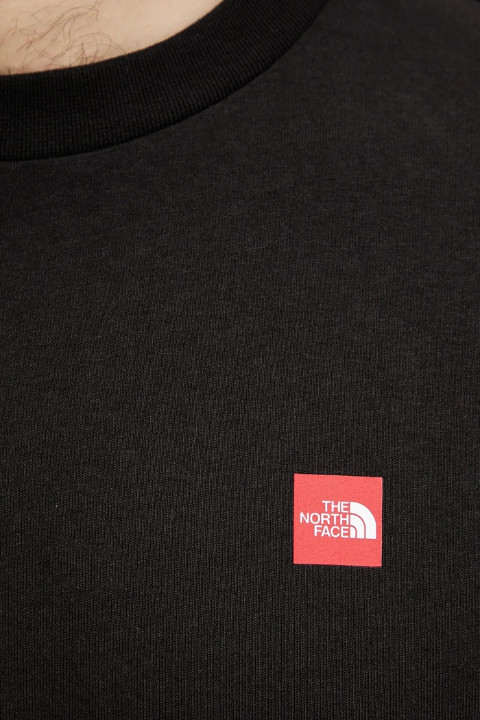 Памучна тениска The North Face Axys NF0A8C1RJK31 черен