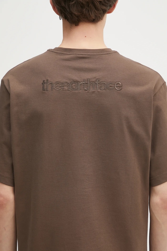 Bavlnené tričko The North Face Relaxed hnedá NF0A8C351OI1