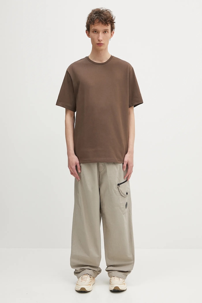 Bavlnené tričko The North Face Relaxed NF0A8C351OI1 hnedá