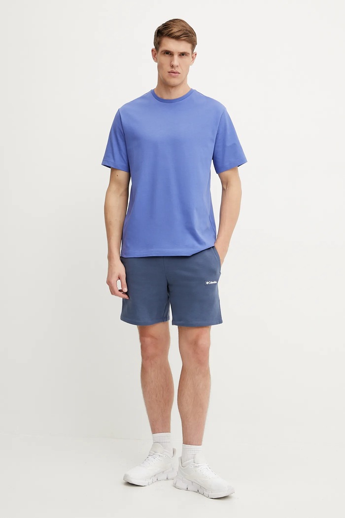 The North Face t-shirt bawełniany Relaxed NF0A8C356IF1 fioletowy SS25