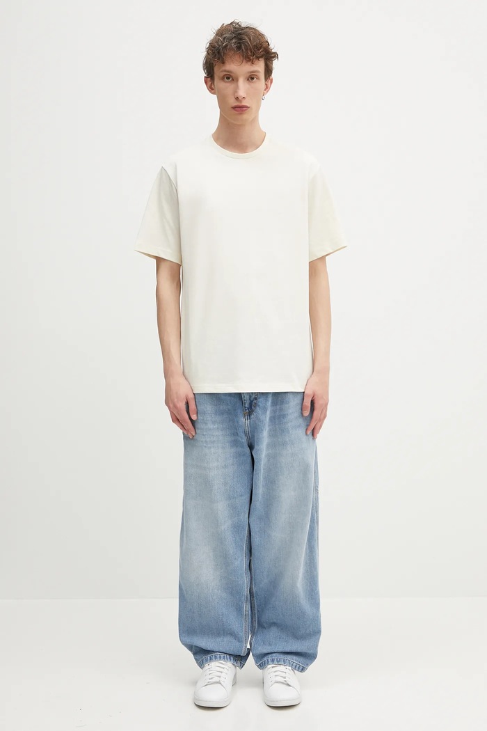 The North Face t-shirt in cotone Relaxed NF0A8C35QLI1 beige