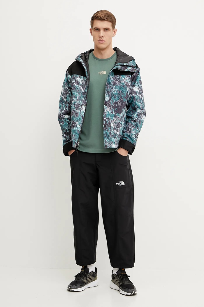 The North Face t-shirt bawełniany Heritage Graphic Relaxed NF0A8C3QHCH1 zielony SS25
