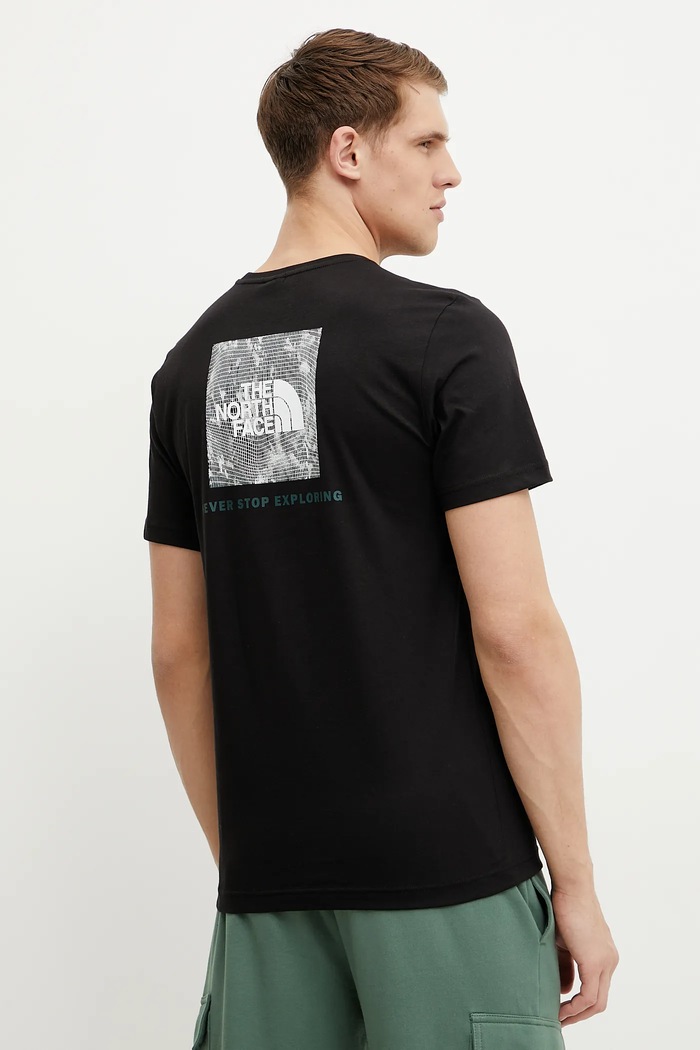 Odzież The North Face t-shirt bawełniany Tailgrid Infill NF0A8C4U9431 czarny