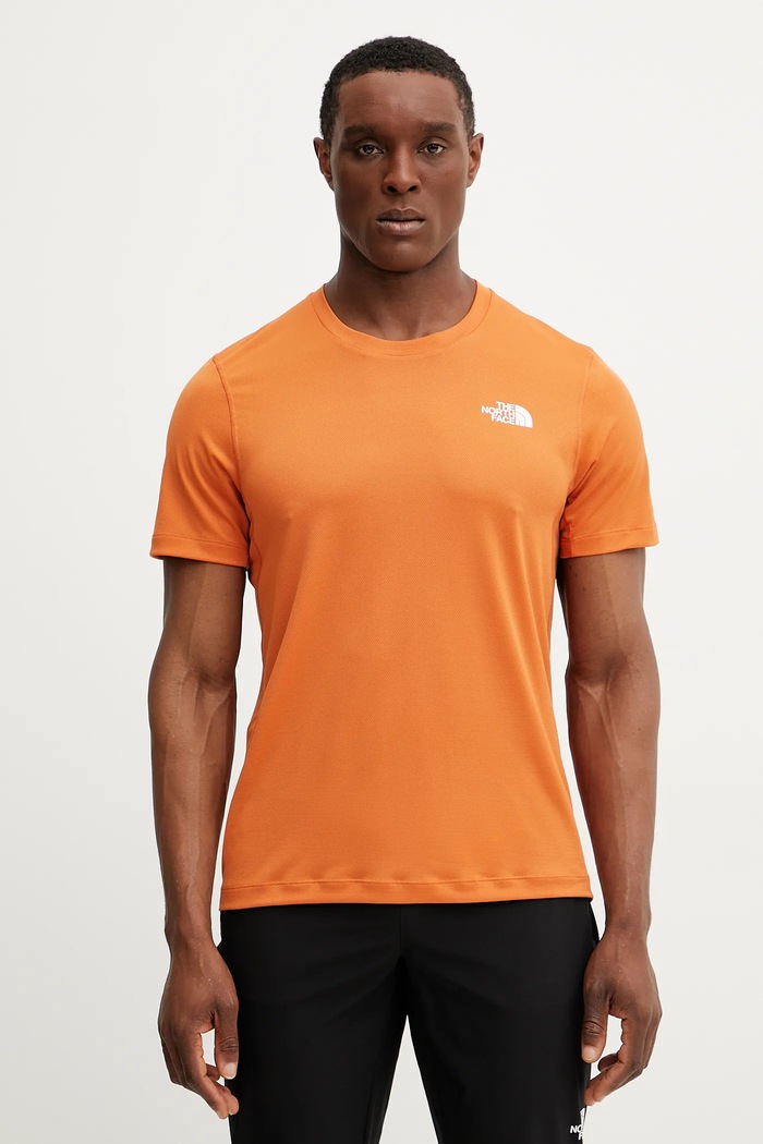Αθλητικό μπλουζάκι The North Face Lightbright κανονικό πορτοκαλί NF0A825O6IG1