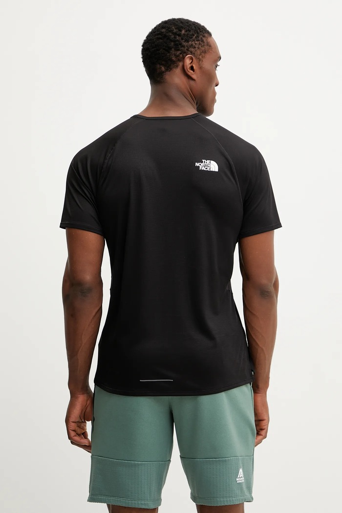The North Face T-shirt treningowy Sunriser NF0A8BBPJK31 czarny SS25