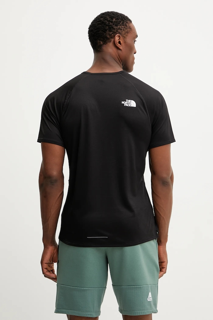 The North Face T-shirt treningowy Sunriser NF0A8BBPJK31 czarny SS25