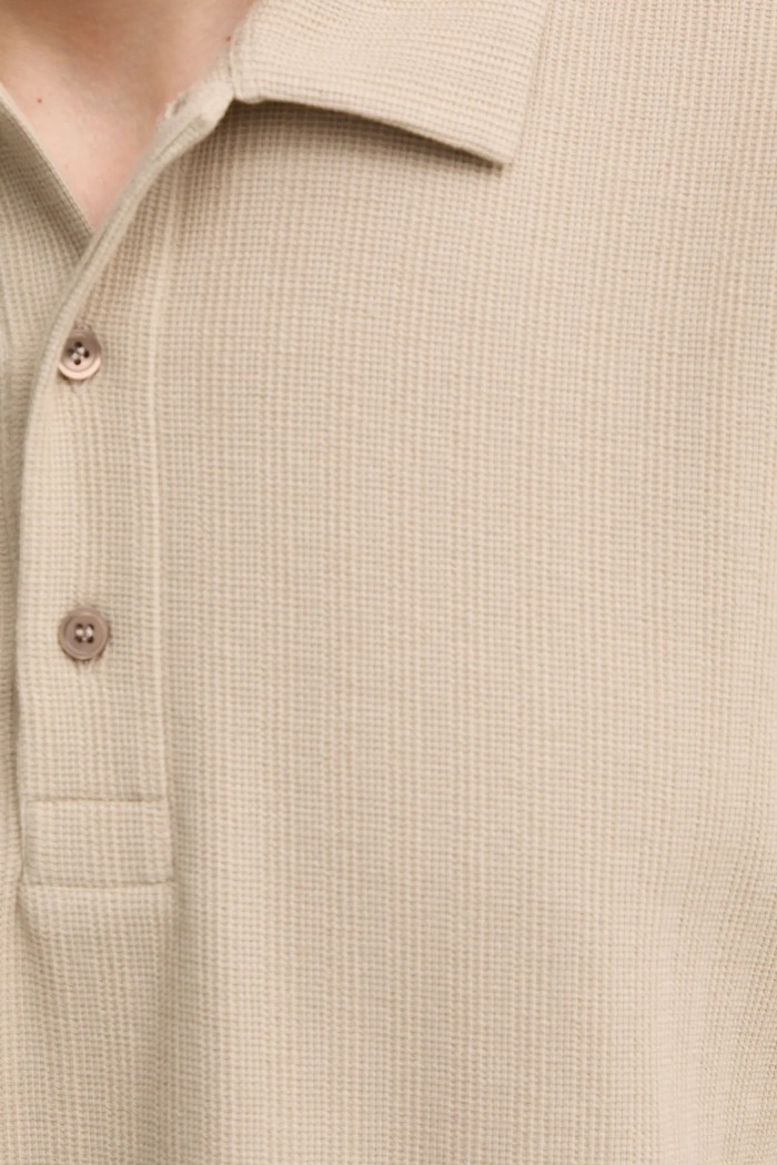 Filippa K polo de bumbac 31560.FK bej
