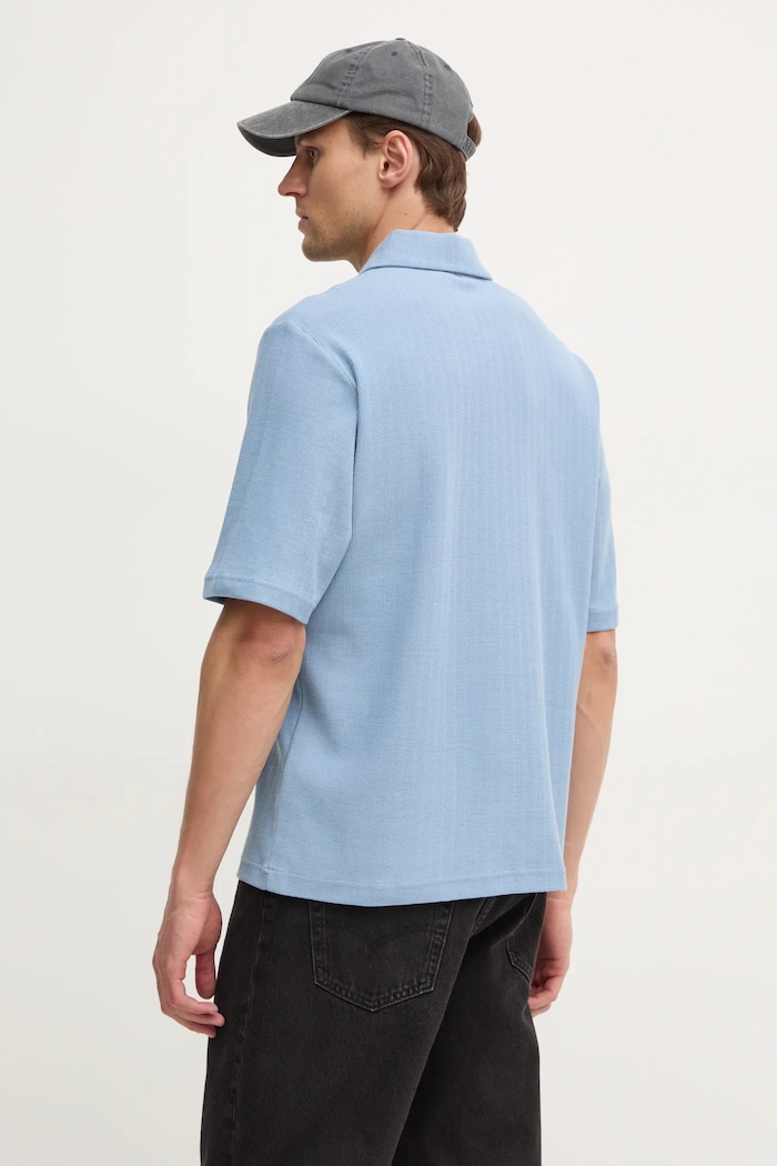 Odjeća Pamučna polo majica Filippa K 31560.FK plava
