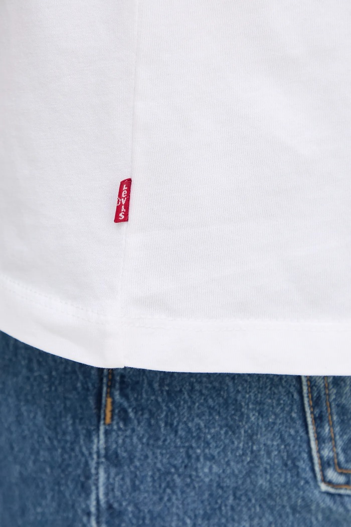 Levi's tricou din bumbac THE ESSENTIAL TEE A3328 alb